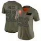 Limited Camo Women's Jonah Elliss Denver Broncos 2019 Salute to Service Jersey