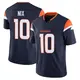 Limited Navy Men's Bo Nix Denver Broncos Alternate Vapor F.U.S.E. Jersey