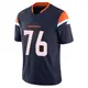 Limited Navy Men's Calvin Throckmorton Denver Broncos Alternate Vapor F.U.S.E. Jersey