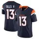 Limited Navy Men's David Sills V Denver Broncos Alternate Vapor F.U.S.E. Jersey