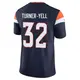 Limited Navy Men's Delarrin Turner-Yell Denver Broncos Alternate Vapor F.U.S.E. Jersey