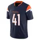 Limited Navy Men's Drew Sanders Denver Broncos Alternate Vapor F.U.S.E. Jersey