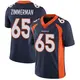 Limited Navy Men's Gary Zimmerman Denver Broncos Vapor Untouchable Jersey