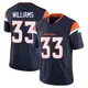 Limited Navy Men's Javonte Williams Denver Broncos Alternate Vapor F.U.S.E. Jersey