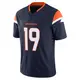 Limited Navy Men's Jordan Leslie Denver Broncos Alternate Vapor F.U.S.E. Jersey