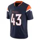 Limited Navy Men's Keidron Smith Denver Broncos Alternate Vapor F.U.S.E. Jersey