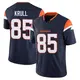 Limited Navy Men's Lucas Krull Denver Broncos Alternate Vapor F.U.S.E. Jersey