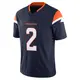 Limited Navy Men's Pat Surtain II Denver Broncos Alternate Vapor F.U.S.E. Jersey