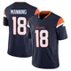 Limited Navy Men's Peyton Manning Denver Broncos Alternate Vapor F.U.S.E. Jersey