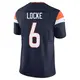 Limited Navy Men's P.J. Locke Denver Broncos Alternate Vapor F.U.S.E. Jersey