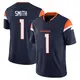 Limited Navy Men's Tremon Smith Denver Broncos Alternate Vapor F.U.S.E. Jersey