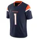 Limited Navy Men's Tremon Smith Denver Broncos Alternate Vapor F.U.S.E. Jersey