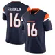 Limited Navy Men's Troy Franklin Denver Broncos Alternate Vapor F.U.S.E. Jersey