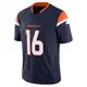 Limited Navy Men's Troy Franklin Denver Broncos Alternate Vapor F.U.S.E. Jersey