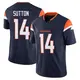 Limited Navy Youth Courtland Sutton Denver Broncos Alternate Vapor F.U.S.E. Jersey