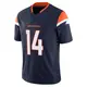 Limited Navy Youth Courtland Sutton Denver Broncos Alternate Vapor F.U.S.E. Jersey