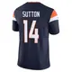 Limited Navy Youth Courtland Sutton Denver Broncos Alternate Vapor F.U.S.E. Jersey