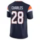 Limited Navy Youth Jamaal Charles Denver Broncos Alternate Vapor F.U.S.E. Jersey