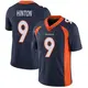 Limited Navy Youth Kendall Hinton Denver Broncos Vapor Untouchable Jersey