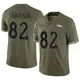 Limited Olive Men's Adam Trautman Denver Broncos 2022 Salute To Service Jersey