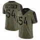 Limited Olive Men's Alex Forsyth Denver Broncos 2021 Salute To Service Jersey