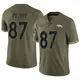 Limited Olive Men's A.T. Perry Denver Broncos 2022 Salute To Service Jersey