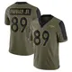 Limited Olive Men's Donald Parham Jr. Denver Broncos 2021 Salute To Service Jersey