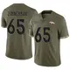 Limited Olive Men's Gary Zimmerman Denver Broncos 2022 Salute To Service Jersey