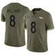 Limited Olive Men's K'Waun Williams Denver Broncos 2022 Salute To Service Jersey