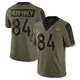 Limited Olive Men's Lil'Jordan Humphrey Denver Broncos 2021 Salute To Service Jersey