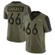 Limited Olive Men's Nick Gargiulo Denver Broncos 2021 Salute To Service Jersey