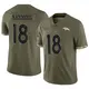 Limited Olive Men's Peyton Manning Denver Broncos 2022 Salute To Service Jersey