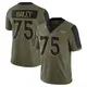 Limited Olive Men's Quinn Bailey Denver Broncos 2021 Salute To Service Jersey