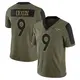 Limited Olive Men's Riley Dixon Denver Broncos 2021 Salute To Service Jersey