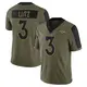 Limited Olive Men's Wil Lutz Denver Broncos 2021 Salute To Service Jersey