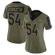 Limited Olive Women's Alex Forsyth Denver Broncos 2021 Salute To Service Jersey