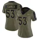 Limited Olive Women's Andrew Farmer Denver Broncos 2021 Salute To Service Jersey