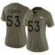 Limited Olive Women's Andrew Farmer Denver Broncos 2022 Salute To Service Jersey