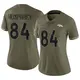 Limited Olive Women's Lil'Jordan Humphrey Denver Broncos 2022 Salute To Service Jersey