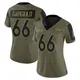 Limited Olive Women's Nick Gargiulo Denver Broncos 2021 Salute To Service Jersey