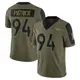 Limited Olive Youth Aaron Patrick Denver Broncos 2021 Salute To Service Jersey