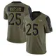 Limited Olive Youth Blake Watson Denver Broncos 2021 Salute To Service Jersey