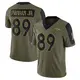 Limited Olive Youth Donald Parham Jr. Denver Broncos 2021 Salute To Service Jersey