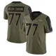 Limited Olive Youth Karl Mecklenburg Denver Broncos 2021 Salute To Service Jersey