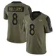 Limited Olive Youth K'Waun Williams Denver Broncos 2021 Salute To Service Jersey