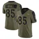 Limited Olive Youth Lucas Krull Denver Broncos 2021 Salute To Service Jersey