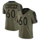 Limited Olive Youth Luke Wattenberg Denver Broncos 2021 Salute To Service Jersey