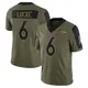 Limited Olive Youth P.J. Locke Denver Broncos 2021 Salute To Service Jersey