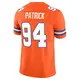 Limited Orange Men's Aaron Patrick Denver Broncos Alternate Vapor F.U.S.E. Mile High Collection 1977 Throwback Jersey