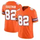 Limited Orange Men's Adam Trautman Denver Broncos Alternate Vapor F.U.S.E. Mile High Collection 1977 Throwback Jersey